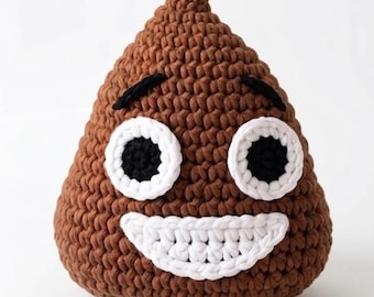 Funny Poop Amigurumi Crochet Pattern (Digital PDF), PDF download