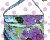 Annabella Bag Pattern, for large pieced and appliqued, beaded bag from Cool Cat Creations