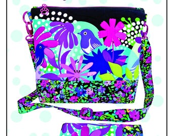 Crossbody Crush Bags & Wallet Paper Pattern by Cool Cat Creations