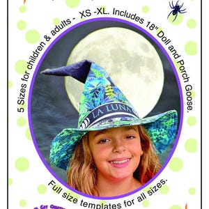 PDF Sew Bewitched Hat by Cool Cat Creations for Halloween