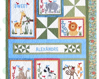 Cherry's Baby Pattern for Personalized Baby Quilt from Cool Cat Creations