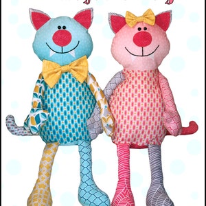 Fantastico modello di carta per borsa del pigiama con gatti per nascondere pigiami o altri tesori