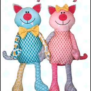 Cool Cat Pajama Bag  Paper Pattern for Hiding Pajamas or Other Treasures