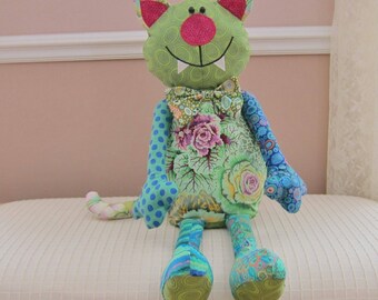 cool cat pajama bolsa pattern