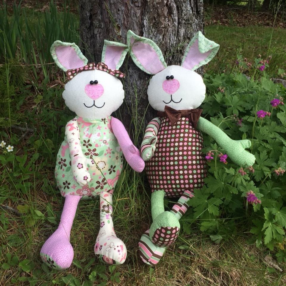 Bunny Pajama Bag Pattern for Children's Bedroom Decor or Etsy