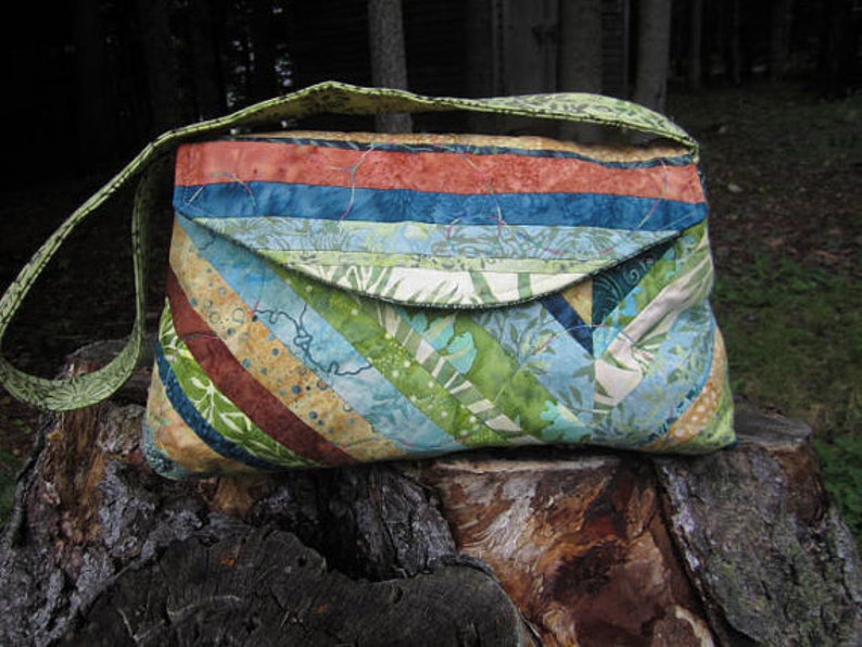 Jelly Roll Friendly Bag/purse Pattern by Cool Cat Creations Etsy