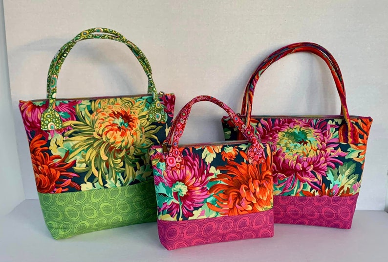 Carmelita Bags & Wallet paper pattern from Cool Cat Creations image 3
