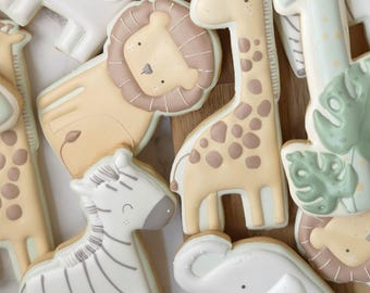 Set Savana Cookie Cutter STL | wild Cookie Cutter for 3D Printing | Birthday Digital Download | Savana Cookie STL | Savana Animals Cutter