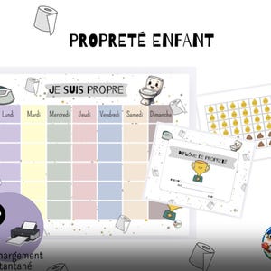 Child potty training schedule | Printable potty training chart | Toilet routine chart | PDF
