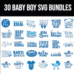 30 citat om nyfödda svg-paket, det är en pojke-design, klippfil för barnkammaren png