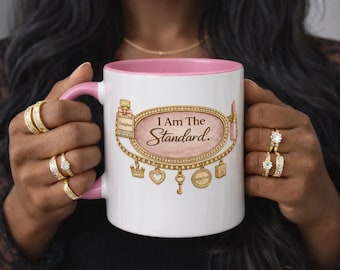 Inspiring "I Am The Standard" Mug – Empowerment Quotes for Women