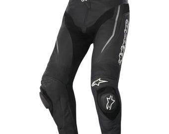 Pantalones de cuero de vaca originales Alpinestars Missile V3 para motocicleta