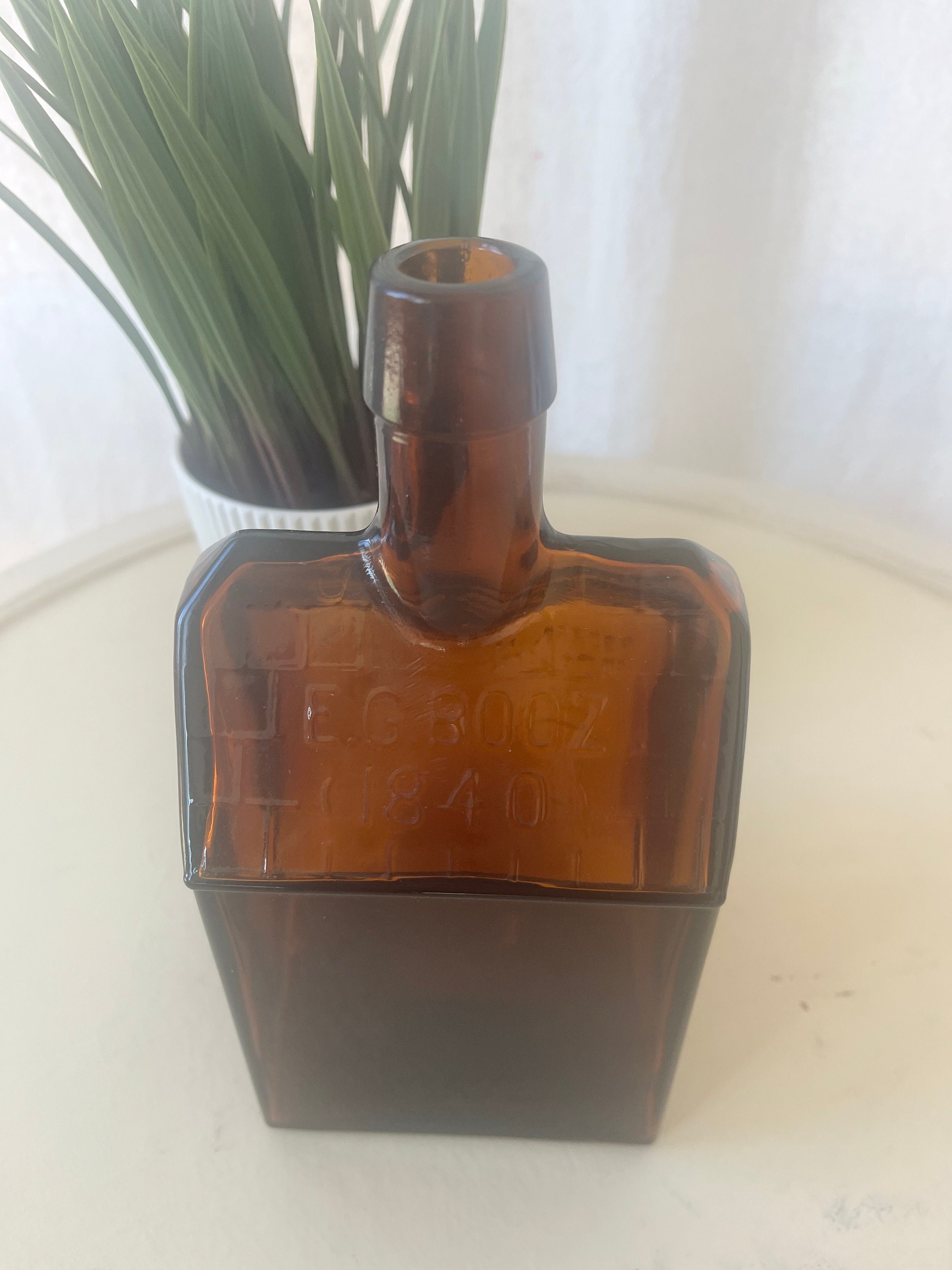 E G Booz Bottle - Etsy