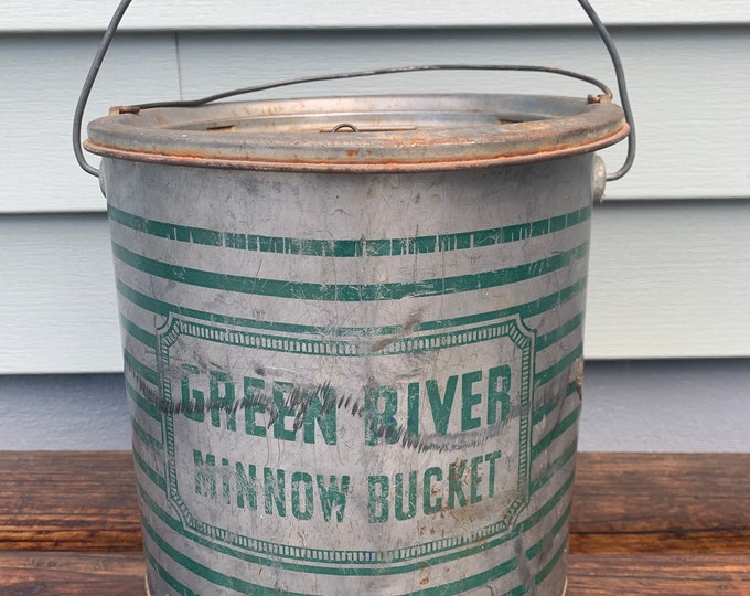 Green River Minnow Bucket Etsy