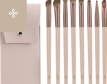 Lidschatten Make-up Pinsel Set 8 X Premium Synthetische Augenbrauen Mischbürste