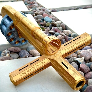 3D Print Movie Prop Holy Shotgun Replica from Constantine with Keanu Reeves Cosplay Costume 3-d printed Weapon exorcist comic book hero