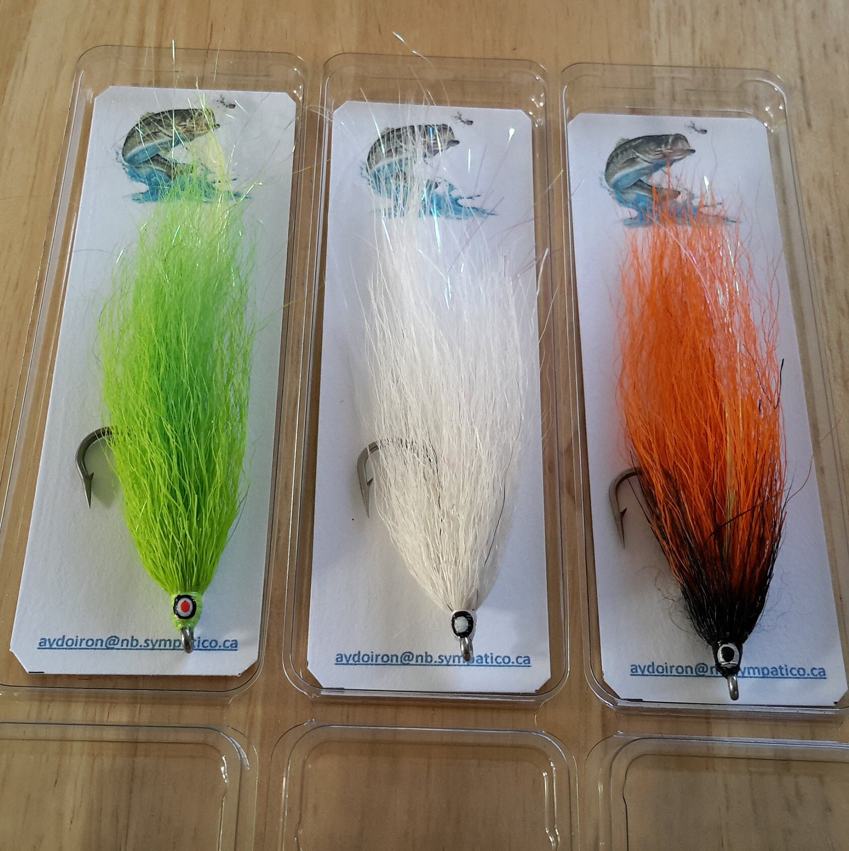 BuckTail Deceiver..... assorted. Fly Fishing Flies Trolling Flies