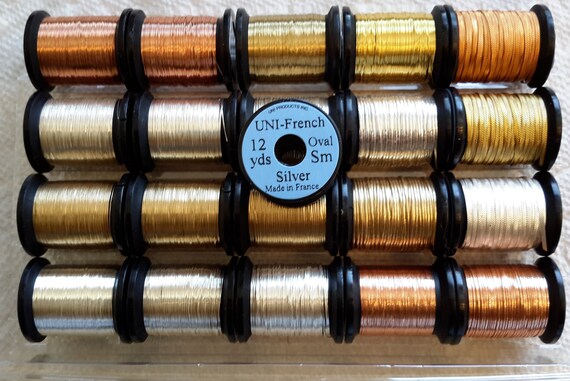 Uni Tinsel Flach Gold//Silber