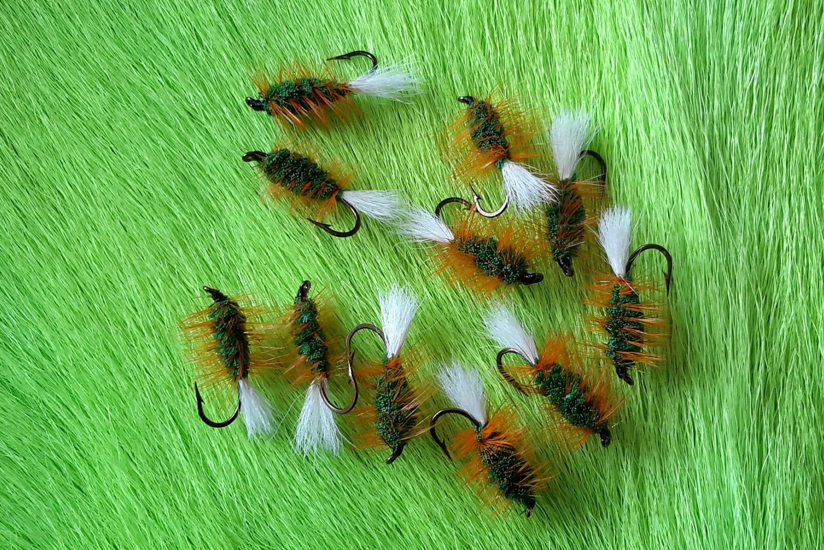 Buy Fly Fishing Flies. deer Hair Bugs White Tails / Green Deer Online in  India - Etsy