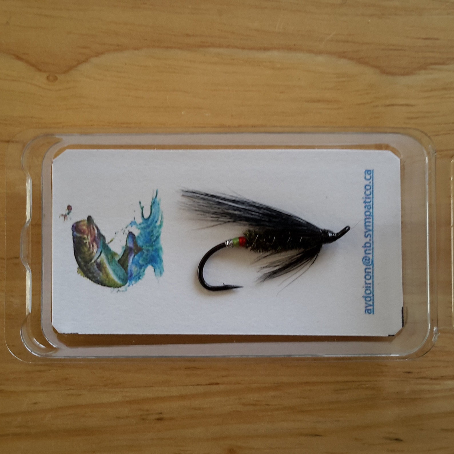 Fly Fishing Flies.... Salmon .. Hair Wing... Undertaker.. 6 Etsy