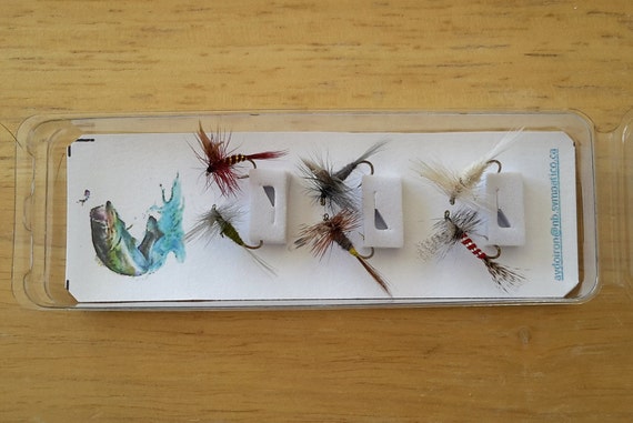 CALIFORNIA MOSQUITO TROUT FLY FISHING DRY FLIES 6 FLIES X SIZE #12