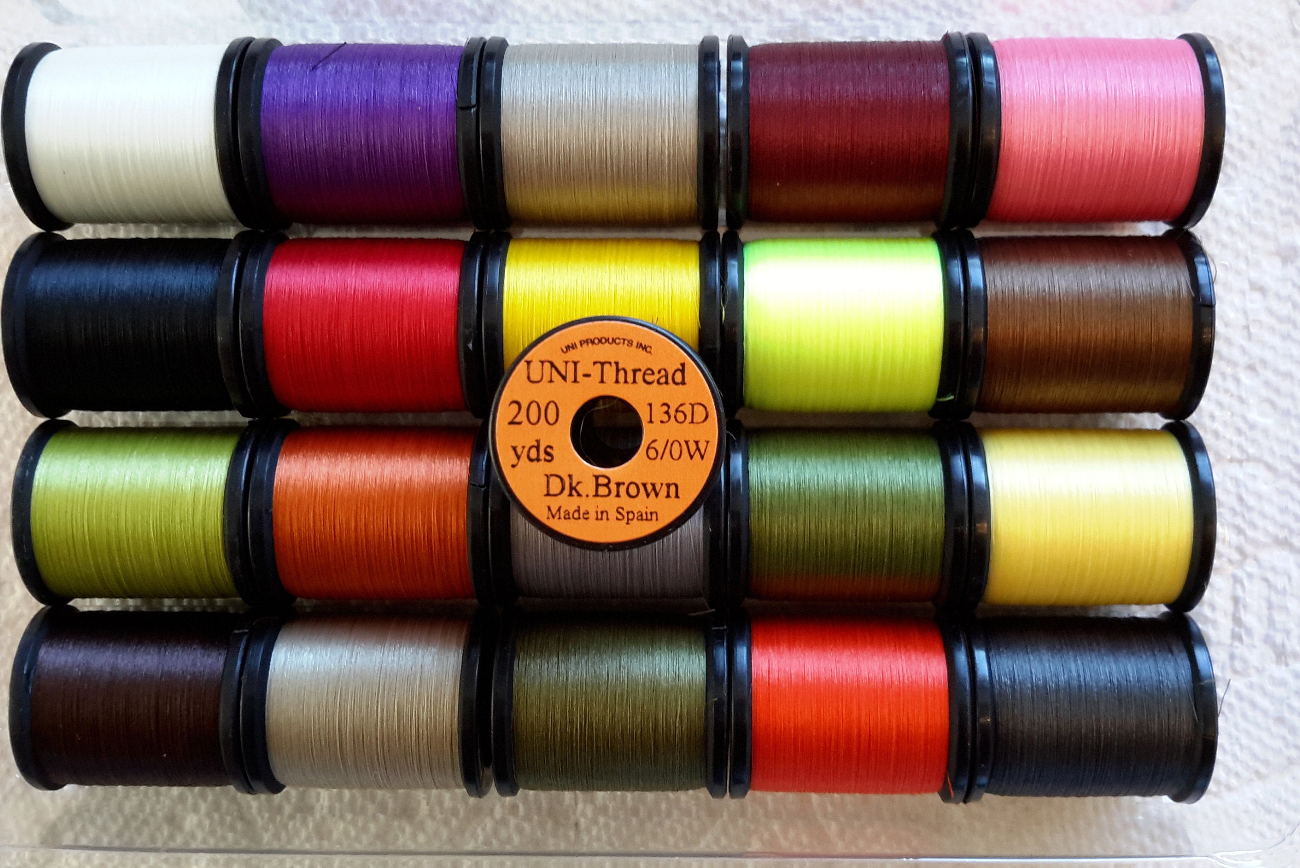 Fly Tying Thread.... UniThread.....20 Spool Etsy