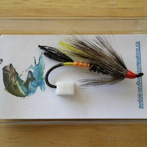Hair Wing Salmon Flies..,,, Size #2 Jock Scott ,, Fly Fishing Flies...