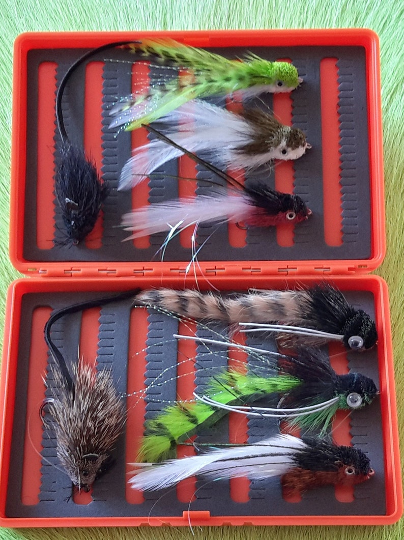 Fly Fishing Flies . 8 Only Bass Flies Combo With Etsy