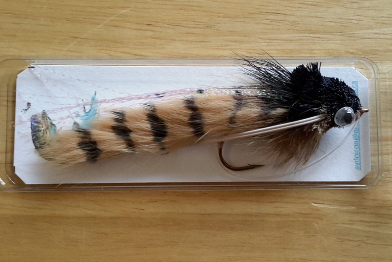 Fly Tying Material. Feather. Rabbit Fur Strip ... Charcoal..... Color.