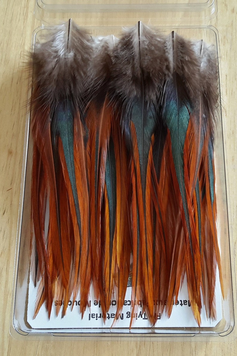 Fly Tying Material. Select Rooster Saddle Hackle feather Etsy