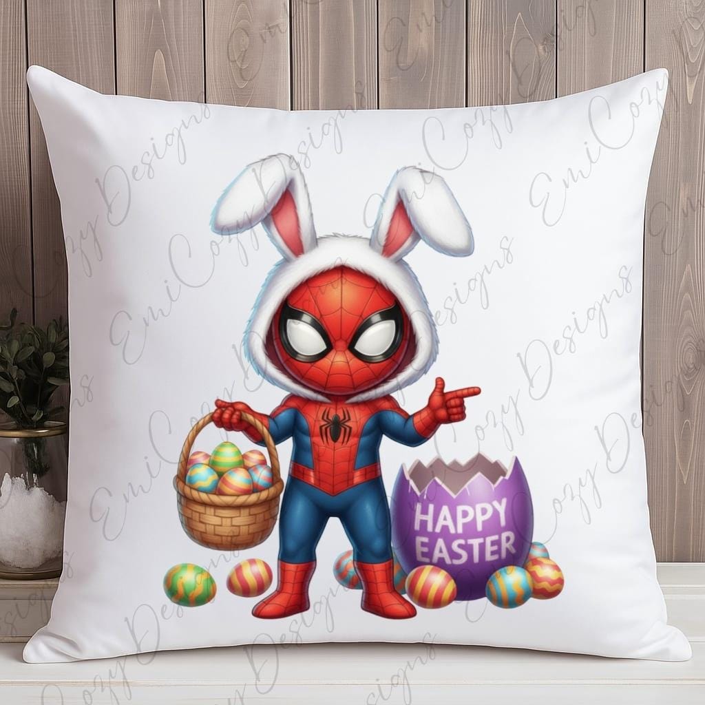 Happy Easter Spiderman | Easter Spideey Art | Urban Trap Designs ...