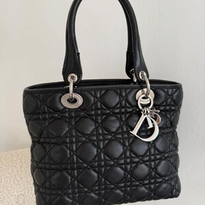 Christian Dior Lady Dior Medium Bag Black Cannage image 7