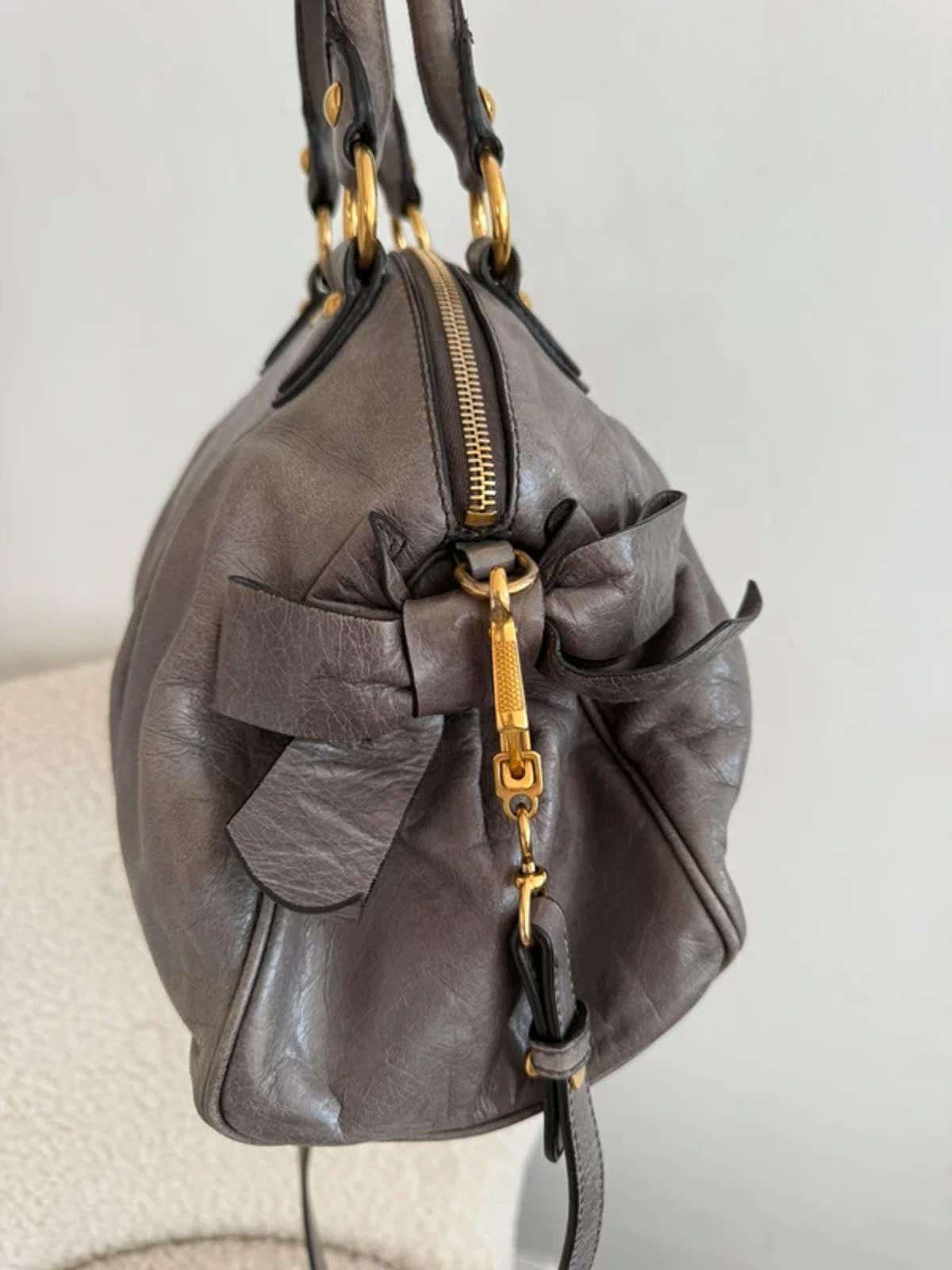 Miu Miu 2-way Vitello Lux Bow Bag - Etsy