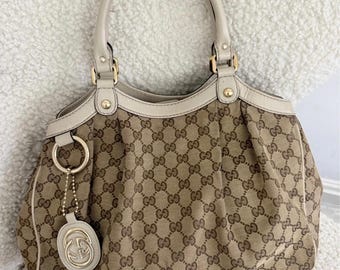 Gucci Sukey Medium GG Canvas Tote