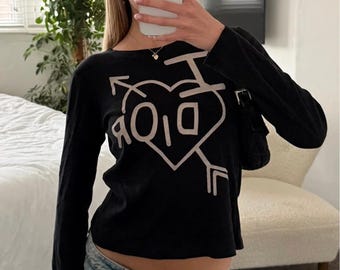 i love dior Long Sleeve Top
