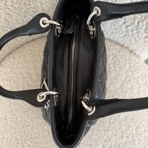 Christian Dior Lady Dior Medium Bag Black Cannage image 11