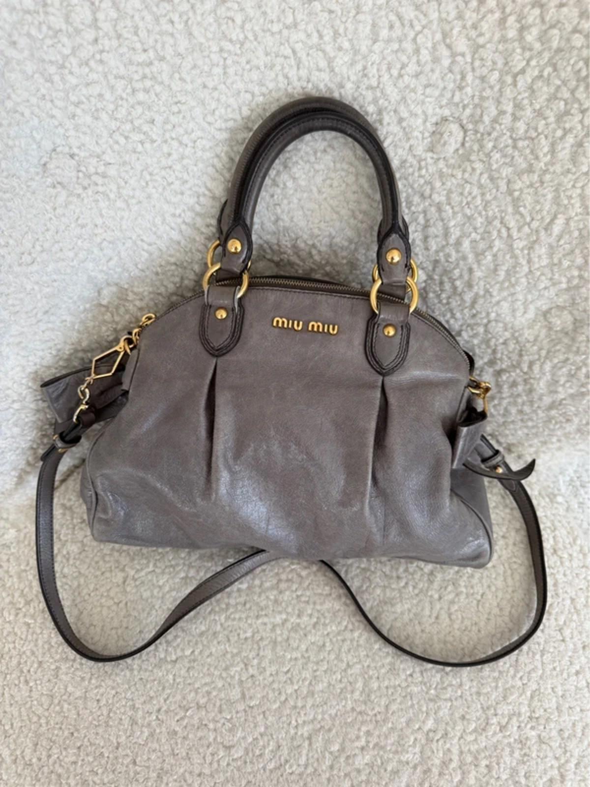 Miu Miu 2-way Vitello Lux Bow Bag - Etsy
