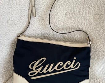 Gucci Script Logo Shoulder / Crossbody Bag