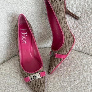 Vintage Dior Heels Pink - Etsy