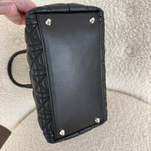 Christian Dior Lady Dior Medium Bag Black Cannage image 12