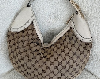 Gucci GG Canvas Large Hobo Shoulder Bag