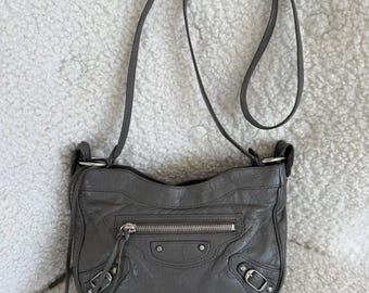 Balenciaga City Mini Crossbody Bag Grey
