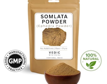 Somlata Pulver | Ephedra Gerardiana Pflanze | Pflanzliches Produkt | VEDISCHE WILDKRÄUTER