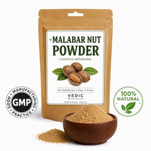 Malabar Nusspulver (Vasaka, Adhatoda Vasica) - Kräuterpräparate Botanisches Kraut