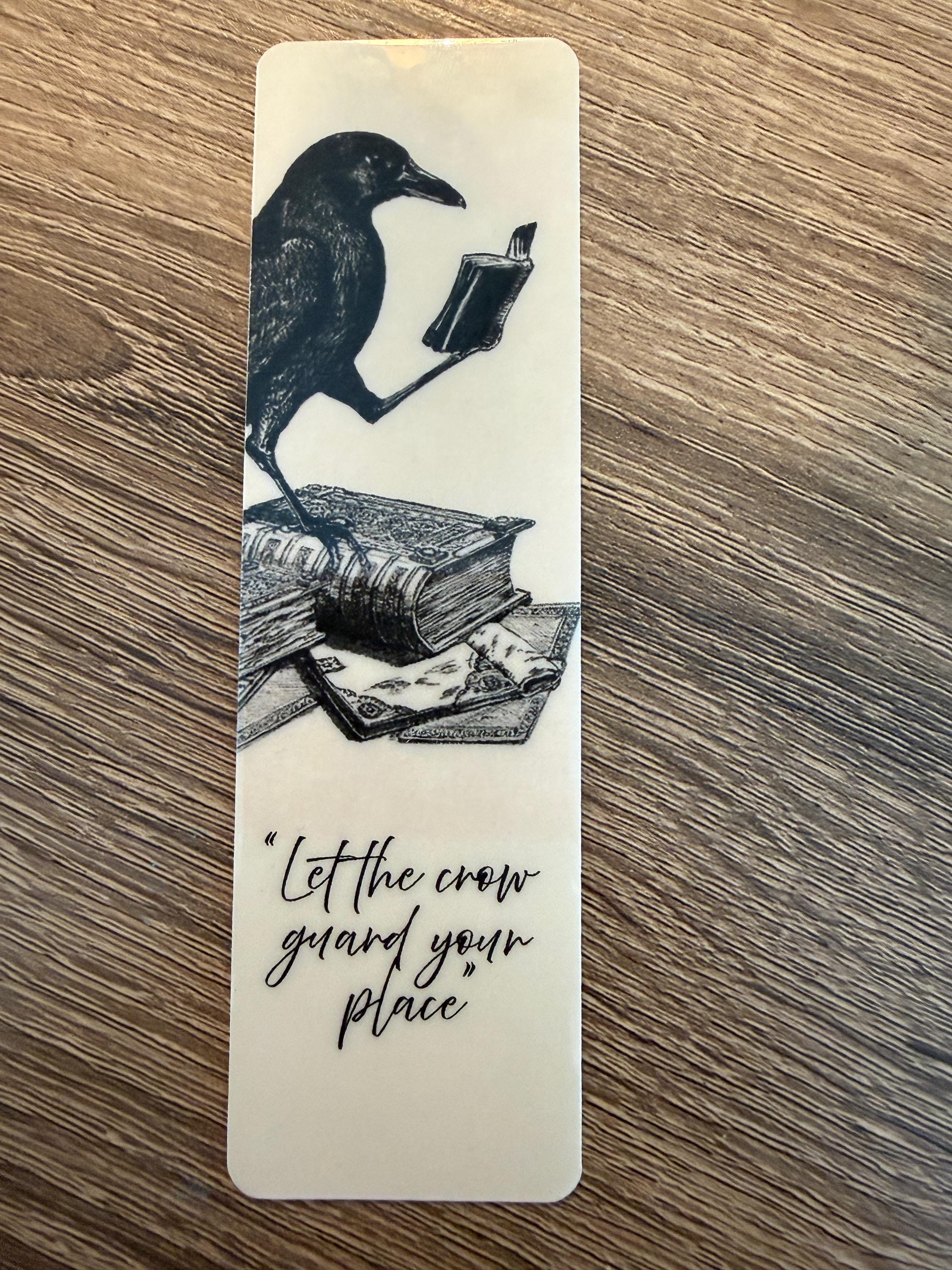 Crow Themed Bookmarks -2x7 - Etsy
