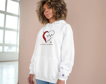 Heart with Arrow and EKG Design Hoodie | The Heart of Diana
