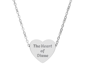 Herz Halskette (Gravur)
