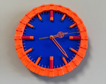 Nerf Blaster Themed Wall Clock