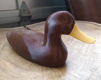 Antique Duck Decoy Floating Pool Thermometer