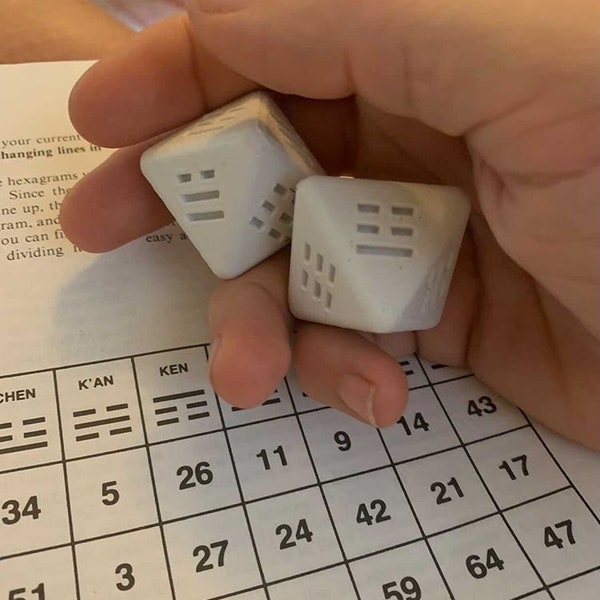 Chinese I Ching Dice Etsy